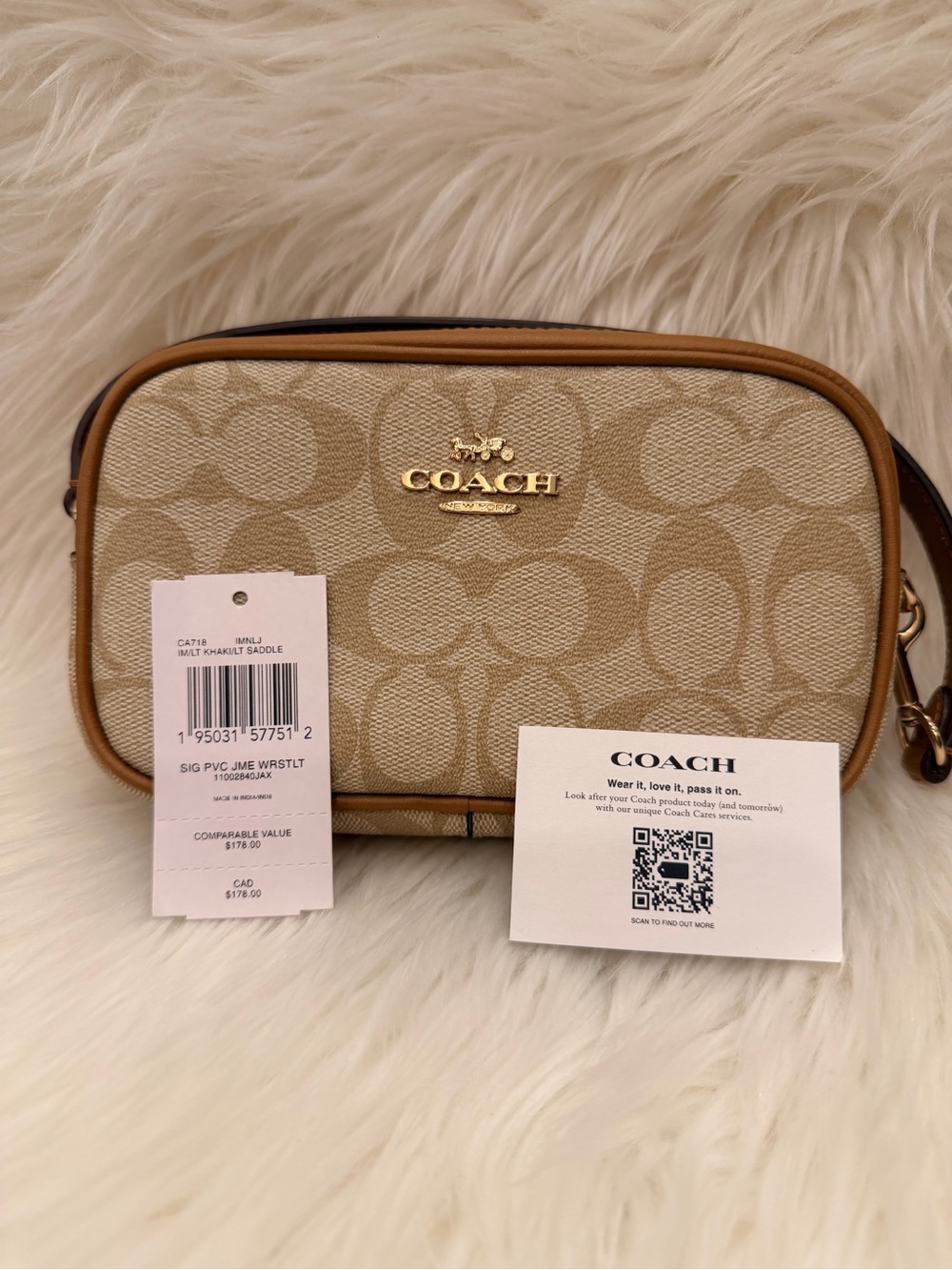 Coach Jamie Wristlet